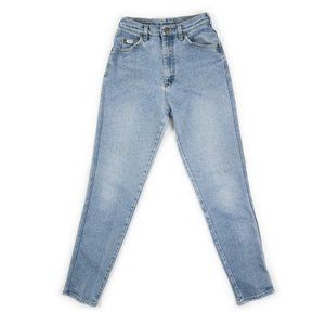 Vintage LEE high rise tapered leg mom jeans Made in USA size 8 L